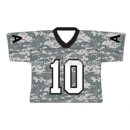 Custom made camo design lacrosse jerseys